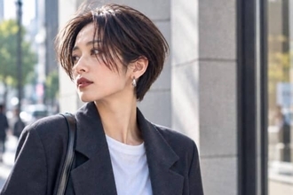 ショートヘア、この秋は“前髪長め”が正解。大人っぽく見える旬スタイル３選