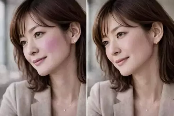 若見えする人は“青みピンクに頼りすぎない”。40代・50代「チークの色選び」の正解