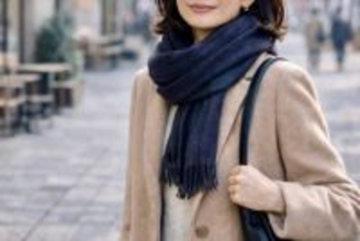 年始コーデが一気に洗練。40代が取り入れたい「差し色」の正解バランス