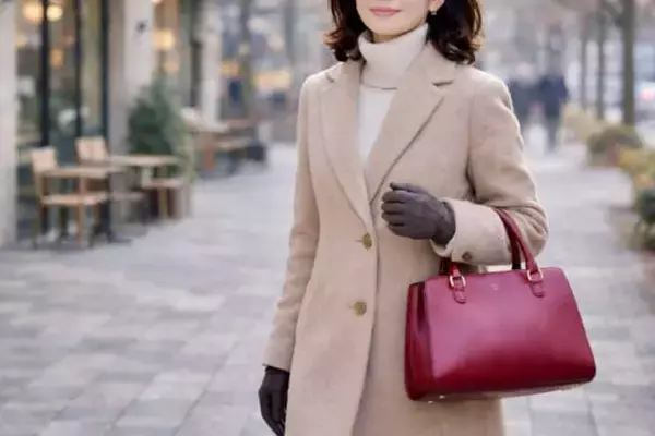 「年始コーデが一気に洗練。40代が取り入れたい「差し色」の正解バランス」の画像