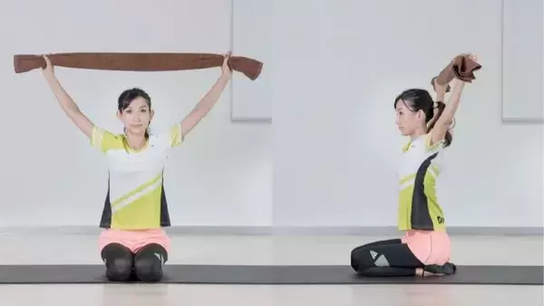 お腹ぽっこり、姿勢が原因かも。１日１分【猫背改善＆ウエストほっそりが叶う】簡単ストレッチ