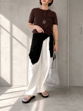 990円なのに高見え！【GU】大人の夏コーデは「ブラウンのシアーT」が正解。ラクなのにきちんと見える着回し３選