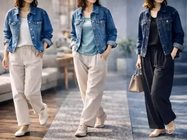 「おしゃれのつもりが“おば見え”。40代・50代のジージャン、古く見える“３つのズレ”」の画像