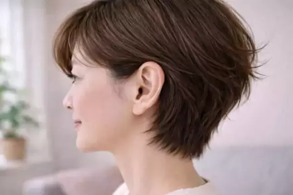 「毎日同じスタイリングが逆効果。40代・50代のショートヘアが古見え“耳かけ固定”問題」の画像