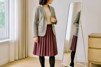 黒タイツ解禁の今こそ再確認！40代からの“おば見え防止”と“若見え”を両立するコーデテク