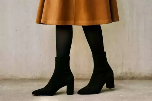 「“おば見え防止”と“若見え”を両立！40代からの「黒タイツ」コーデテク」の画像