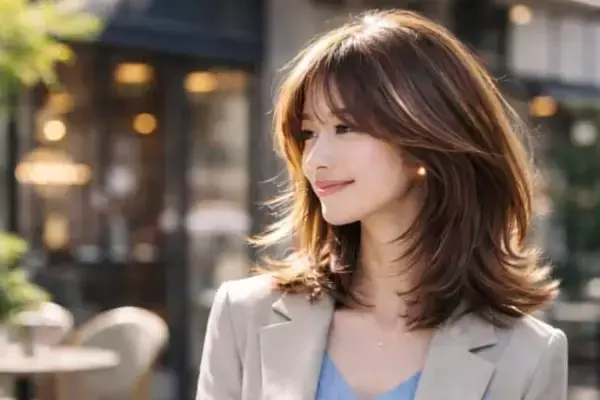 「【2026春】マイナス５歳見えが叶う。今っぽく若々しく見える「大人ミディアムヘア」３選」の画像