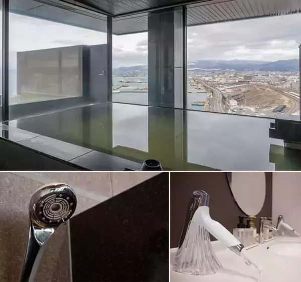 「露天風呂やラウンジが眺望抜群【東急ステイ函館朝市 灯の湯】リファの備品にもこだわるハイコスパなホテル」の画像