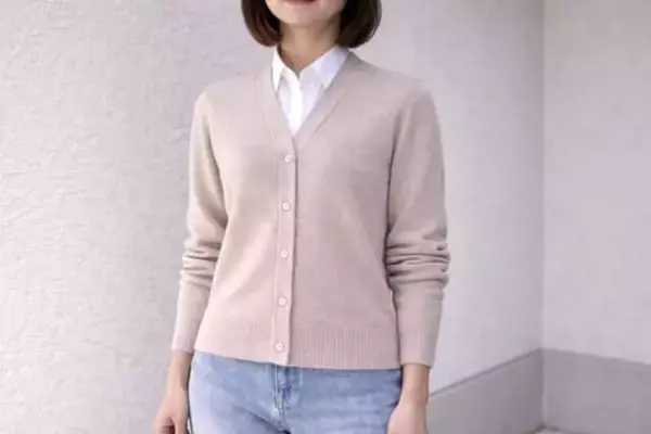 春前の白シャツが“こなれない”原因はボタンの位置。40代・50代が見直すべきは「首元バランス」