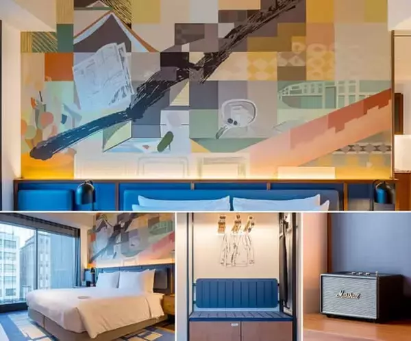 「滞在が楽しいハイセンスな最新ホテル。ポップでカラフルな【キャプション by Hyatt 兜町 東京】」の画像