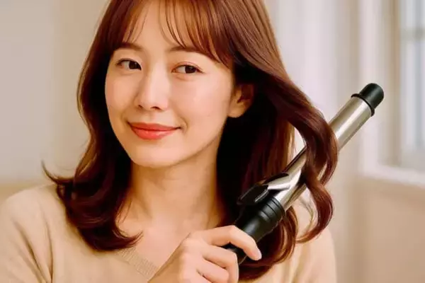 「“若作り感ゼロ”で若見えする。モサッと髪を解消【大人のゆる巻きヘアアレンジ】のコツ」の画像