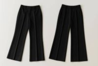 昔のままだと“おば見え”。今冬の「黒パンツ」は【とろみ素材×落ち感シルエット】が正解です