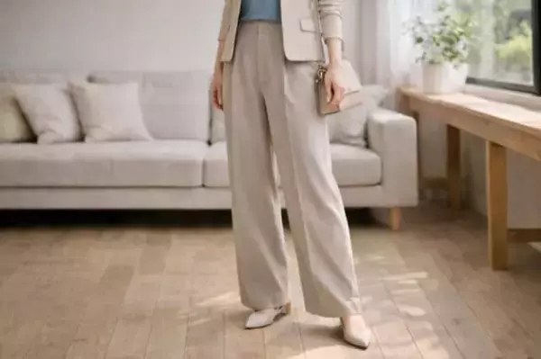 「【40代・50代】体型カバーのはずが逆効果？ワイドパンツが“重見えする理由”と回避テク」の画像