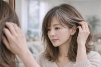 白髪を自然に馴染ませて、印象マイナス５歳。大人の品を引き出す「白髪ぼかしカラー」