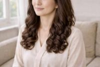 全然今っぽくない。40代・50代の巻き髪スタイルが古見えするのは“きっちり感”のせい