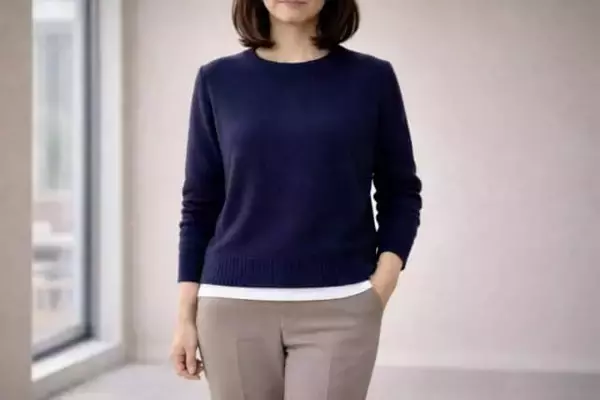 レイヤードが野暮ったく見える原因は“裾の見せ方”。40代・50代が整える重ね方の基本