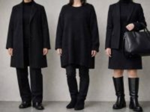 おしゃれのつもりが“おば見え”に？意外と難しい『冬の黒アイテムの使い方』３選