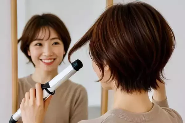 「重たさ一掃！大人世代に似合う“マイナス５歳見え”【レイヤーショート】の最旬ルール」の画像