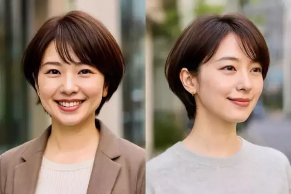 「重たさ一掃！大人世代に似合う“マイナス５歳見え”【レイヤーショート】の最旬ルール」の画像
