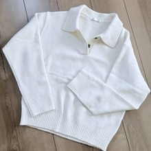 【GU】冬の“きちんと見え”が１枚で叶う。40代の手持ち服を格上げする「ポロニット」活用術