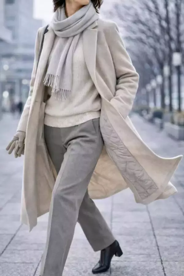 「昔のままだと“おば見え”。この冬の「コート」は【軽さ重視】が正解です」の画像