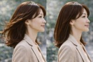 どんな風に印象が変わる？「巻く・巻かない」で違いが出る大人ヘアの見え方