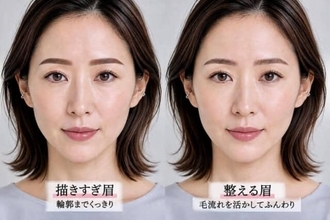 眉、描きすぎてない？顔が強く見える人が見直したい“大人の今っぽ眉メイク”３つのコツ