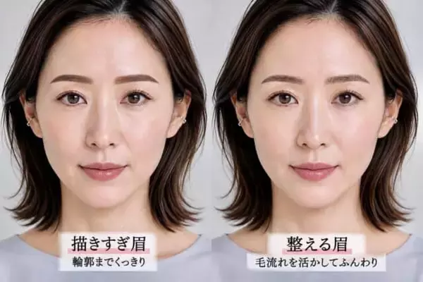 眉、描きすぎてない？顔が強く見える人が見直したい“大人の今っぽ眉メイク”３つのコツ