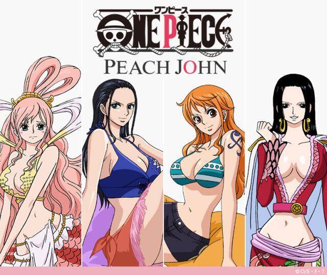 ピーチジョン Peach John One Piece ナミやハンコックモデルのコラボランジェリー発売 17年4月4日 エキサイトニュース