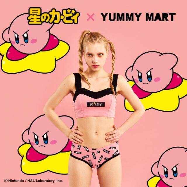 ヤミーマート Yummy Mart から 星のカービィ とコラボしたランジェリーが登場 17年4月日 エキサイトニュース