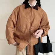 今ならプライスダウン♡メンズアウターを可愛く着回し！カバーオールジャケット【GU】