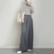 シルエットがスーパー可愛い…♡【GU】“スーパーワイドパンツ”