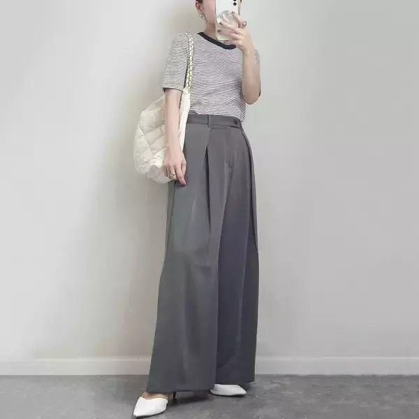 シルエットがスーパー可愛い…♡【GU】“スーパーワイドパンツ”