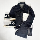 「デニムでコーデを格上げ！【UNIQLO】“デニムクロップドジャケット”」の画像1