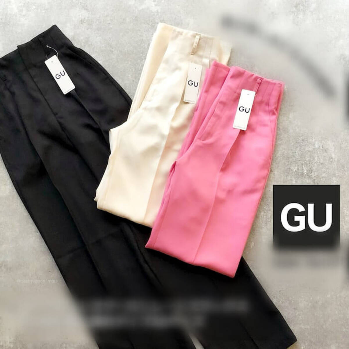 脚長効果すごっ Gu 新作ハイウエストカラースラックスは買い一択 22年1月19日 エキサイトニュース