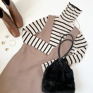 最旬の“肌見せ”ならコレ！【GU】着回しバツグン“ミニジャンパードレス”