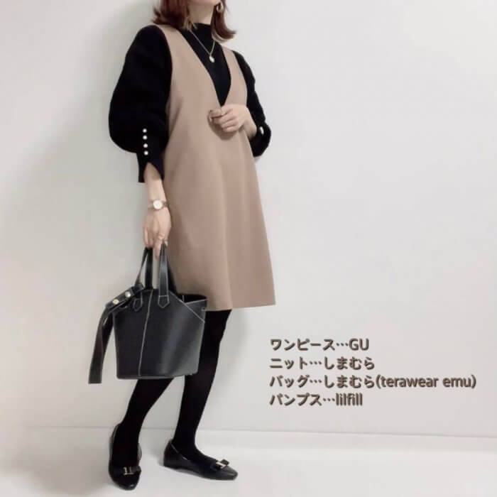 最旬の“肌見せ”ならコレ！【GU】着回しバツグン“ミニジャンパードレス”