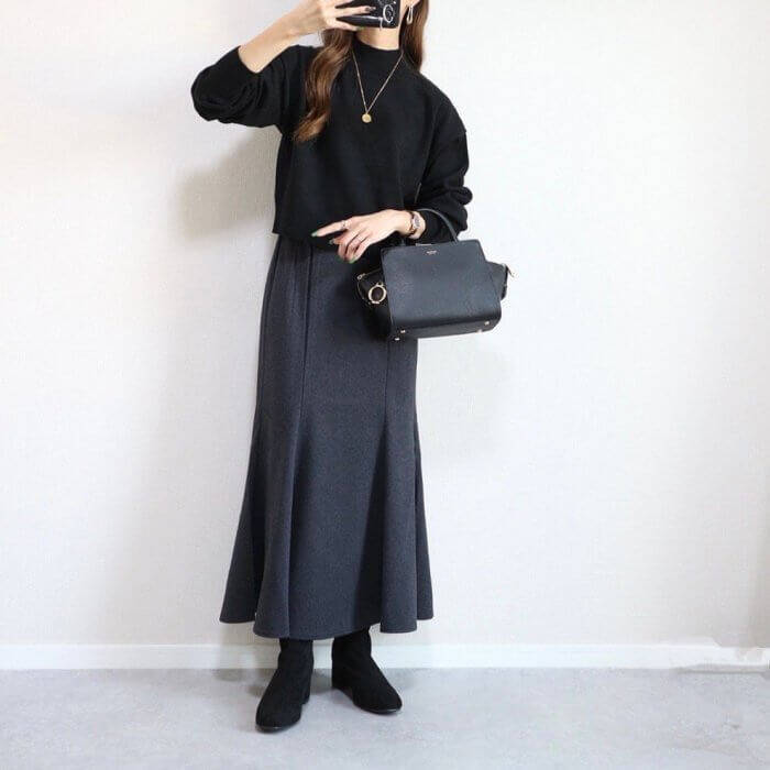 細見え抜群♡【GU】神シルエットな新作“マーメイドスカート”