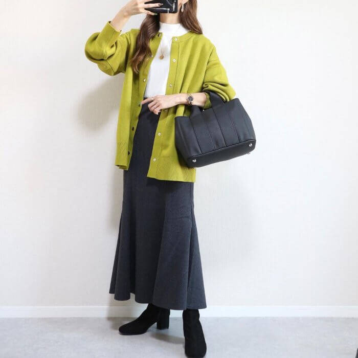 細見え抜群♡【GU】神シルエットな新作“マーメイドスカート”