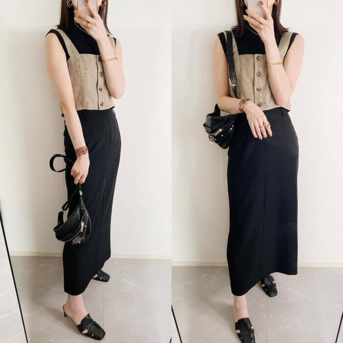 990円！？【GU】涼しげ“フロントボタンビスチェ”で夏気分を先取り