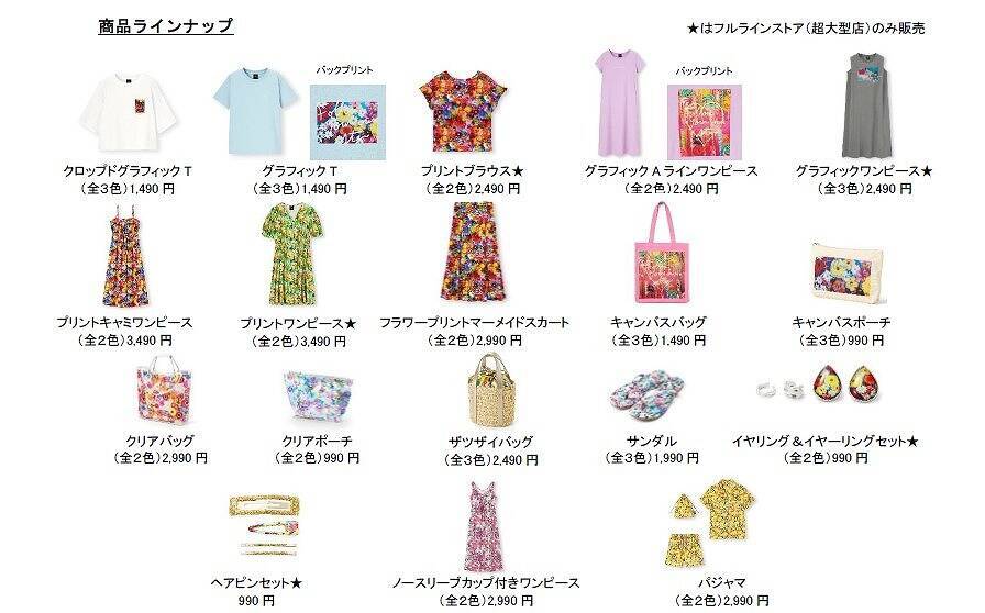 Gu と蜷川実花が初コラボ 花をモチーフにした鮮やかなコレクションがお目見え 21年4月24日 エキサイトニュース