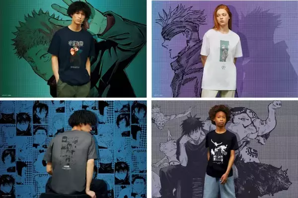 「キッズもかわいい！「呪術廻戦」ユニクロUT コラボ第1弾、全ラインナップ公開」の画像