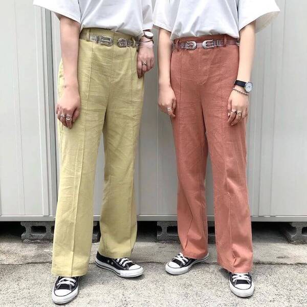 大活躍の予感 しまむら ベルト付きフレアパンツは着回し力抜群 21年9月1日 エキサイトニュース