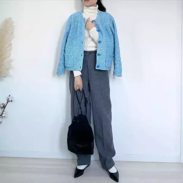 「今ならお値下げ中！【ユニクロ×INES】オンオフ兼用“ウールワイドパンツ”」の画像