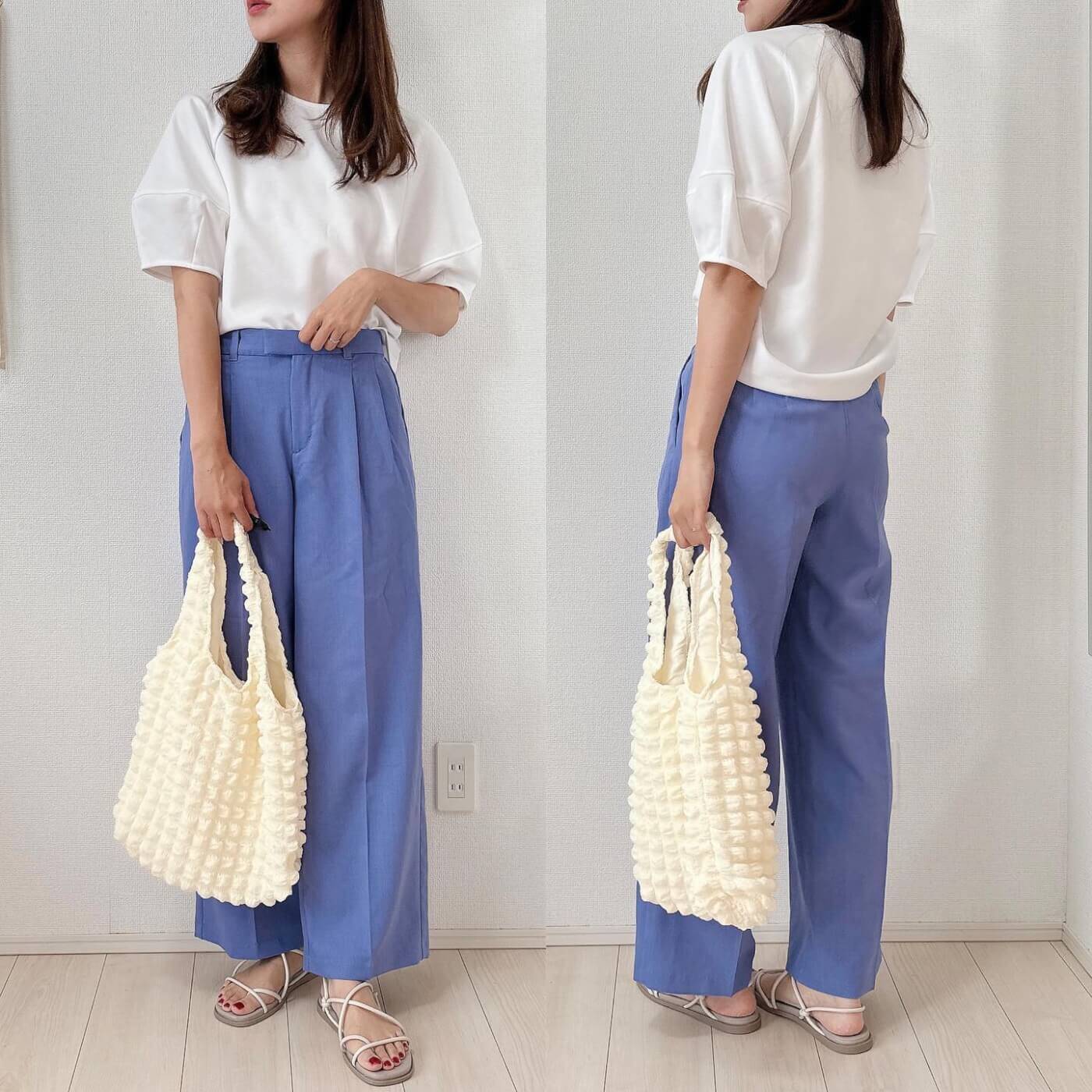 二の腕カバーも抜群！シルエットが可愛すぎる♡【GU】“ランタンスリーブT”