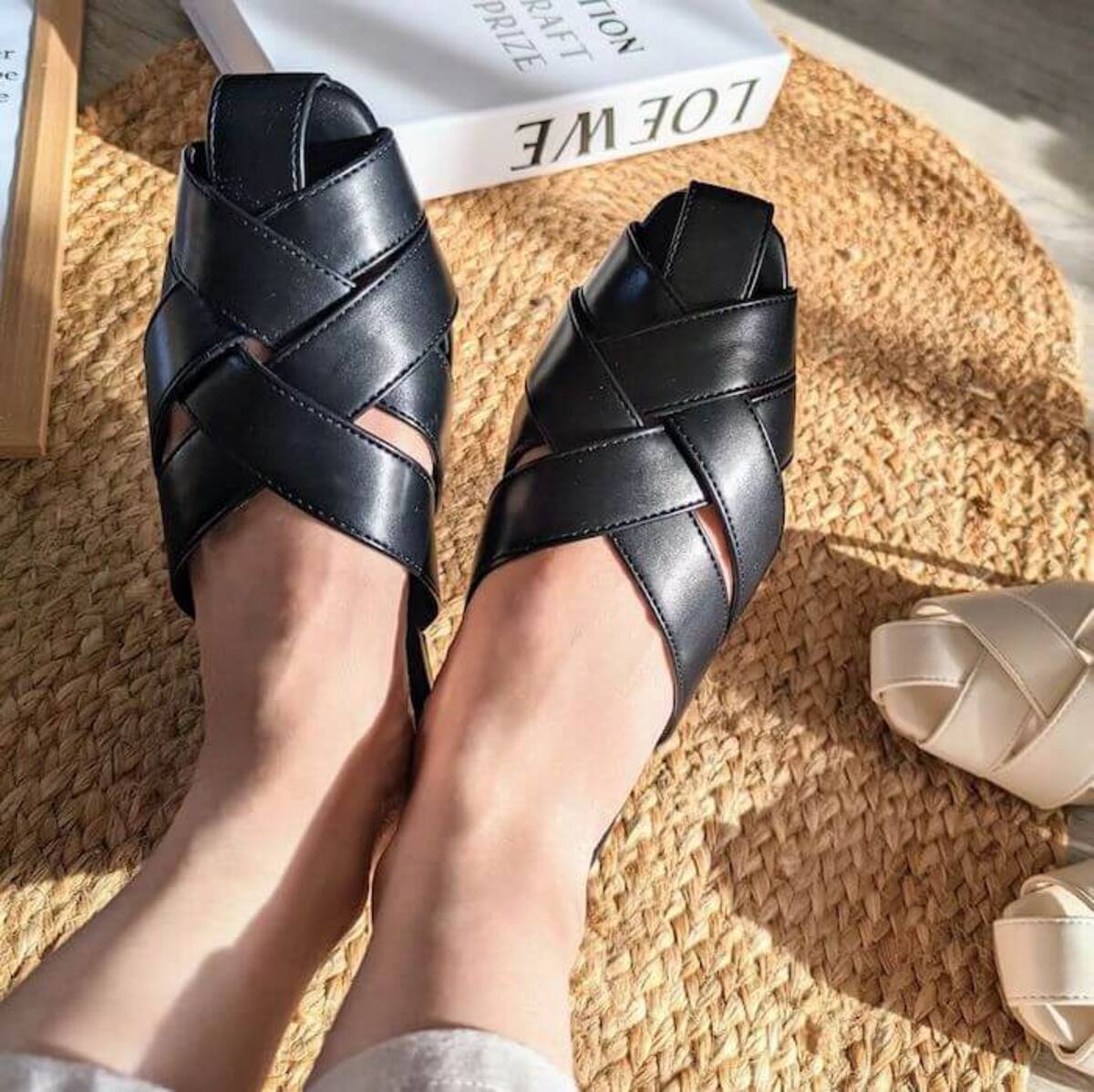 990円の しまむら パンプスがアツい 編み込みバブーシュ は一軍確定 22年6月26日 エキサイトニュース