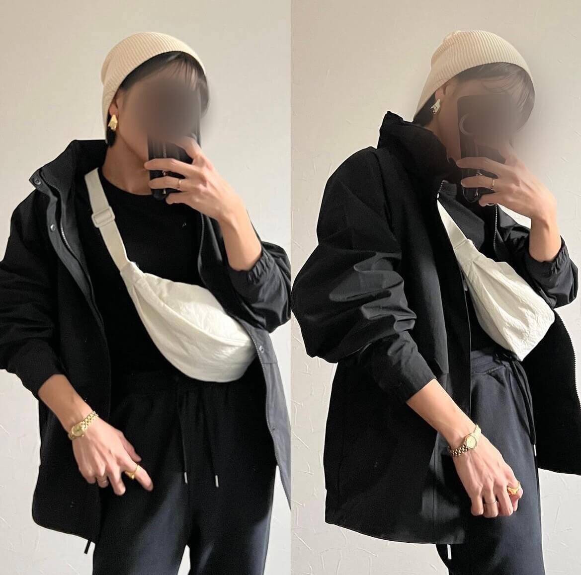 名品キタ…！デザインも機能性も大優勝♡“ウィンドプルーフスタンドブルゾン”【UNIQLO】