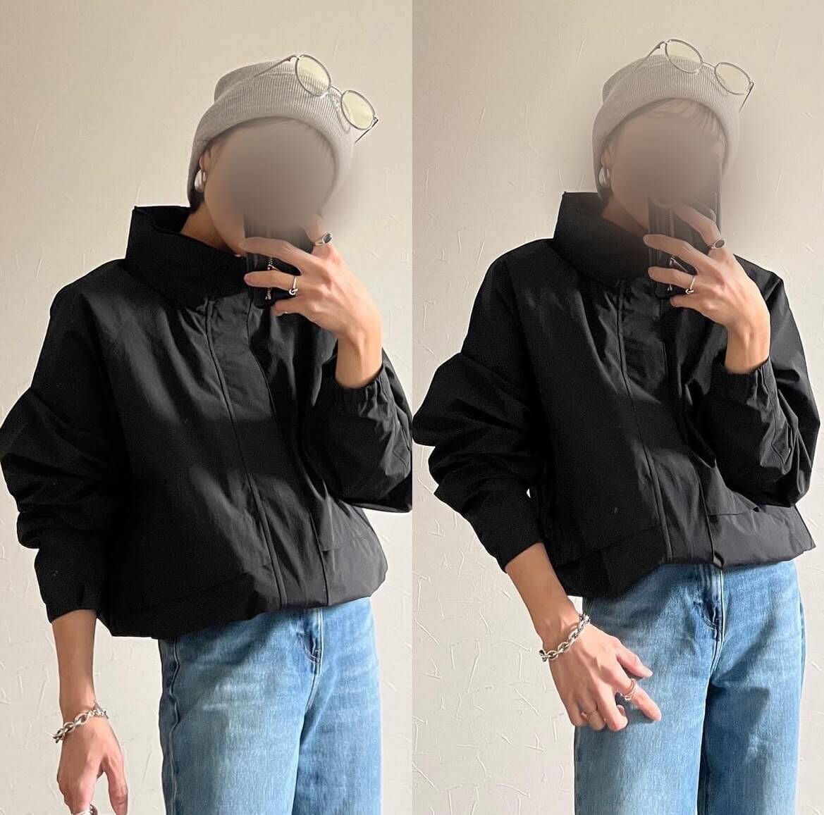 名品キタ…！デザインも機能性も大優勝♡“ウィンドプルーフスタンドブルゾン”【UNIQLO】