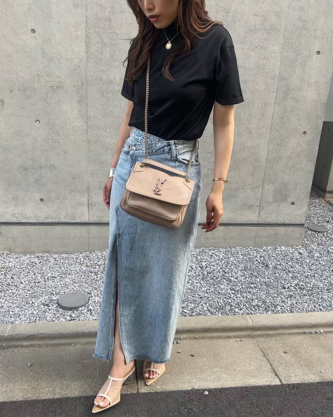 ウエストクロスや切りっぱなしの裾で新鮮に！【ZARA】“ロング 