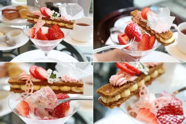 「旬のいちごを楽しめる桜色のストロベリーアフタヌーンティー｜ストリングスホテル 名古屋 ニューヨークラウンジ」の画像